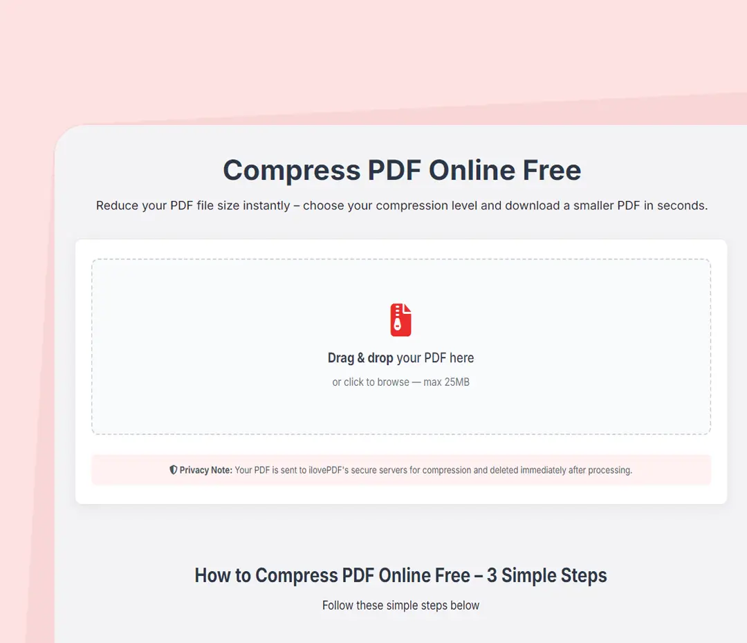Compress PDF