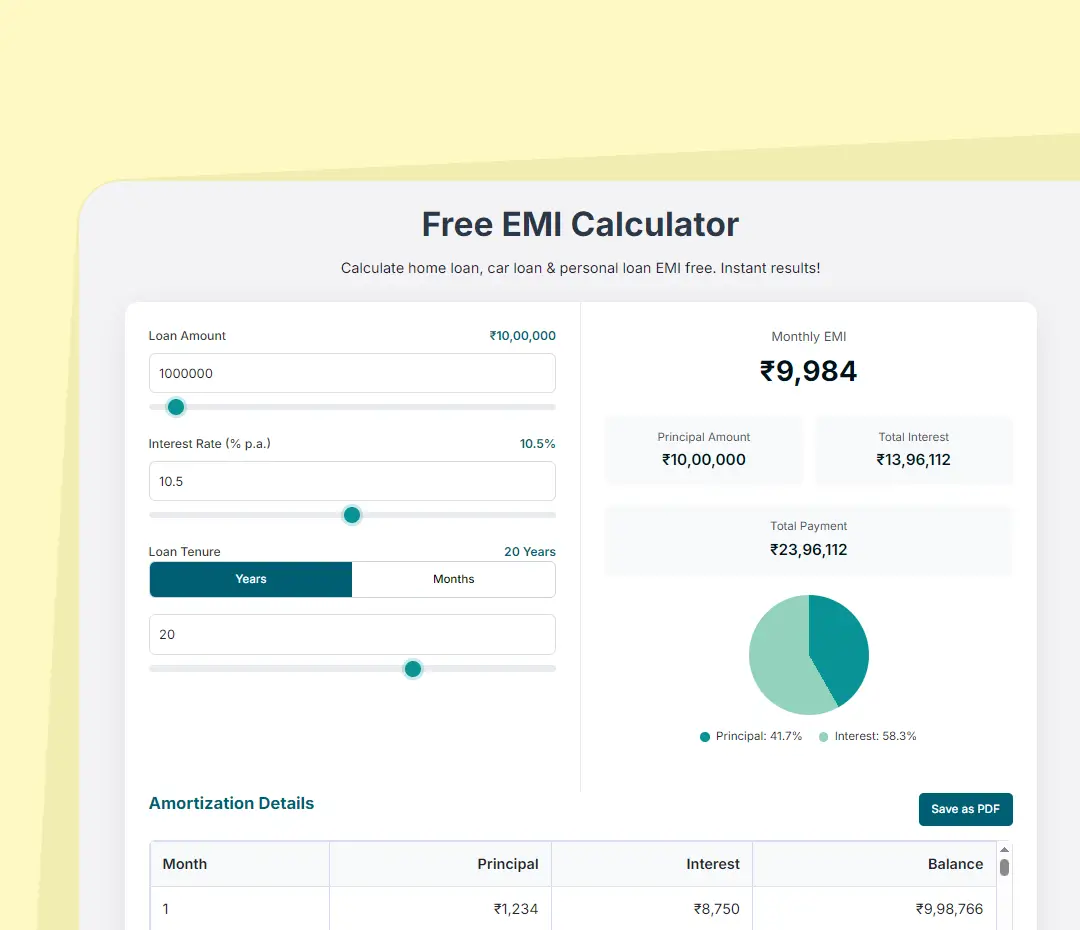 EMI Calculator
