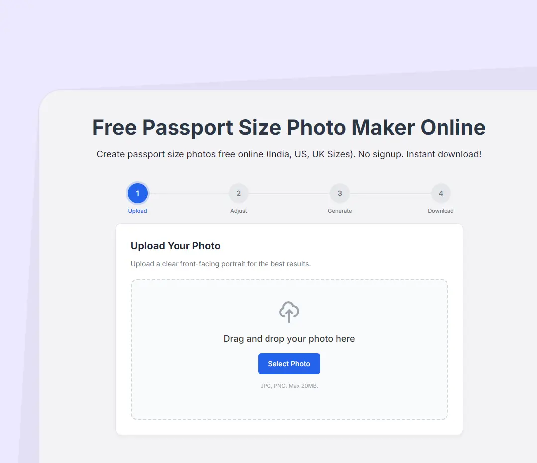 Passport Photo Maker