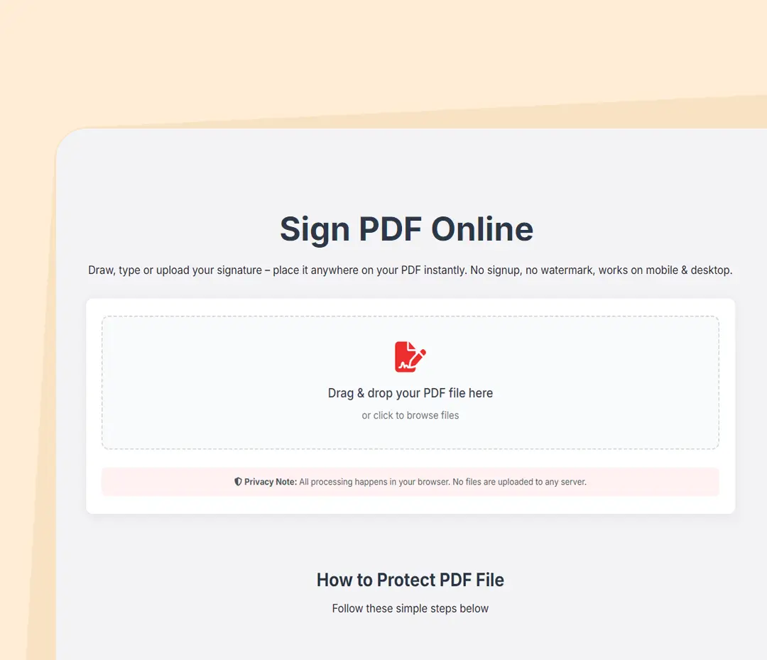 Sign PDF